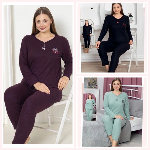 Damen große größen pyjama - damen,